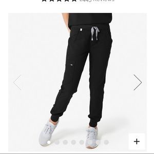 Figs Zamora Jogger Scrub Pants (Black/ Small)